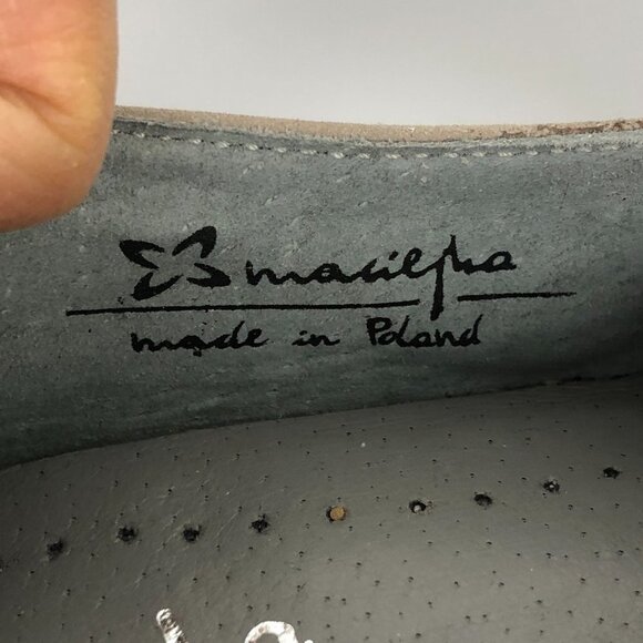 Maciejka Beige Zebra Print Block Heel Round Toe Shoes size 6 (EU 36) - Picture 6 of 16